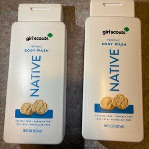 NEW- Set of 2- Native - Trefoils Body Wash